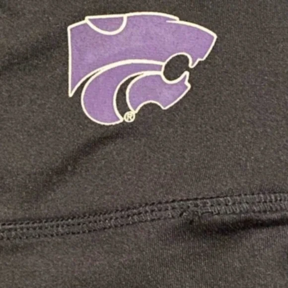 Colosseum Women's Size Small K-State Wildcats Black Purple Biker Shorts New - Picture 4 of 7